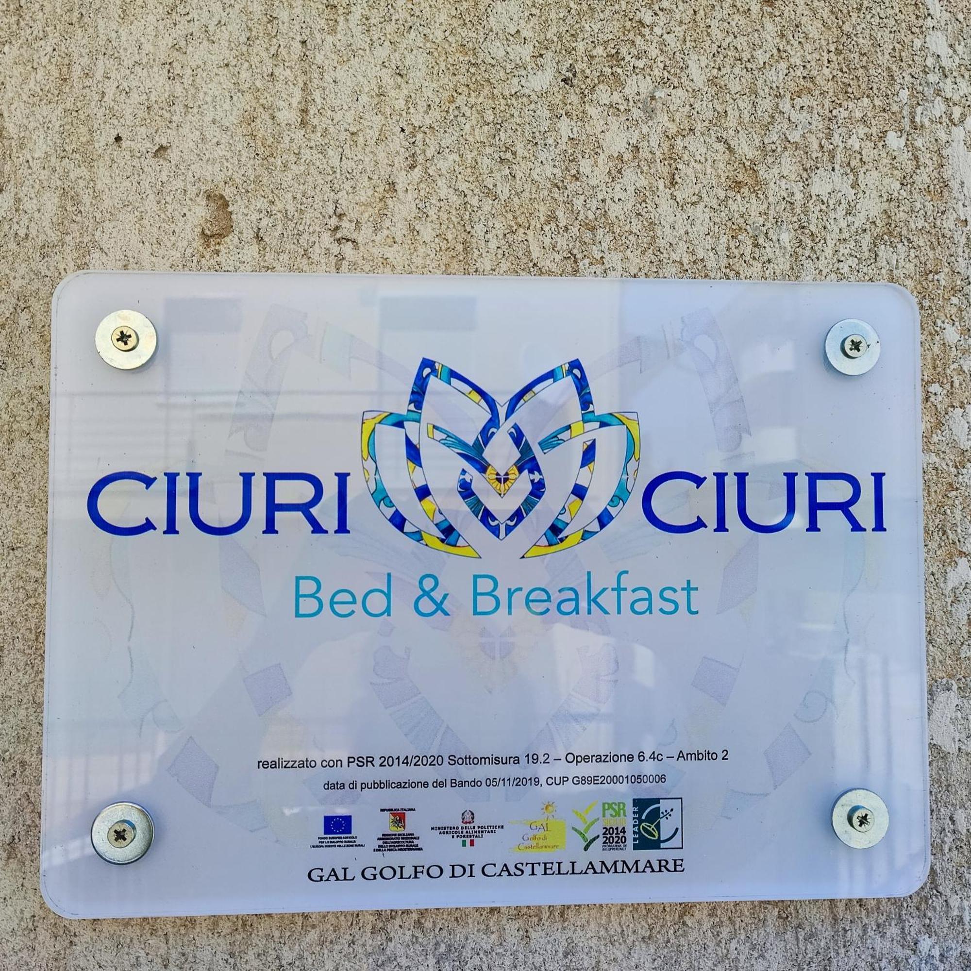 Ciuri Ciuri Bed and Breakfast Partinico Exteriör bild